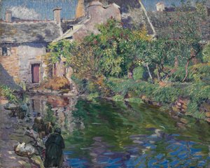 Lavandières à Goyen - Abel George Warshawsky
