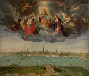 Anvers et le Vlaams Hoofd en 1600, vers 1600