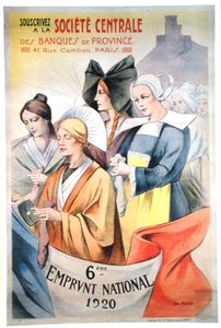 Affiche publicitaire pour le sixième prêt national