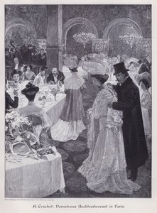 Soirée dans un restaurant élégant à Paris - Abel Truchet