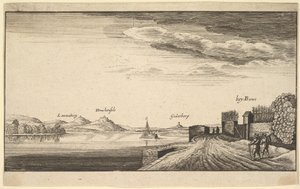 Le Rhin près de Bonn, copie, 1625-77 - Abraham Aubri
