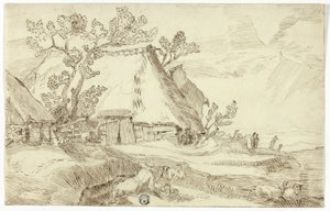 La ferme sous les toits de chaume