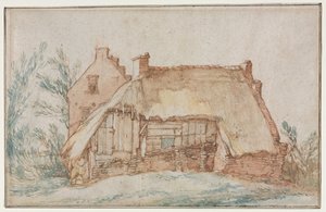 Cottage de paysans recto, vers 1600