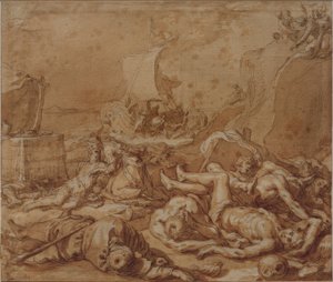 Théagène et Chariclée après le naufrage