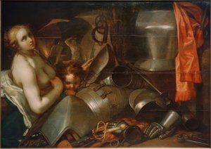 Vénus et Cupidon dans la forge de Vulcain - Abraham Bloemaert