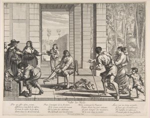 Mendiants vêtus, 1635