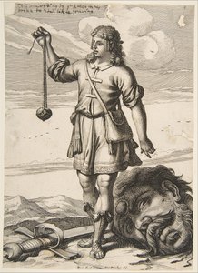 David avec la tête de Goliath, 1651 - Abraham Bosse