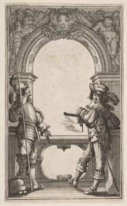 Frontispice des Gardes Françaises, 1632 - Abraham Bosse