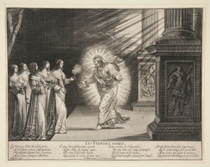 Les Vierges Sages: Les Vierges Folles (6 sur 7 estampes de la série) - Abraham Bosse