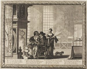 Vieillesse, planche quatre de Dépeignant les quatre âges de l