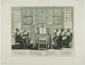Première planche, tirée de Les vierges sages et les vierges folles, première planche