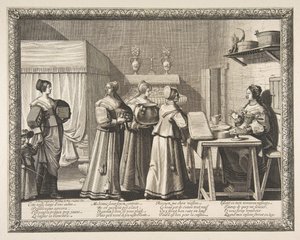 Les Présents offerts à la Mariée, vers 1633