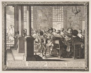 Le Banquet pour le retour du fils prodigue, ca. 1636 - Abraham Bosse