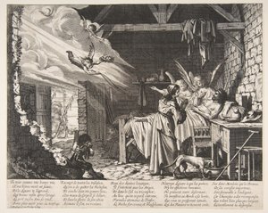 La Mort de Lazare - Abraham Bosse