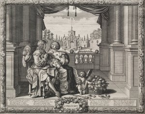 Les Quatre Saisons : Printemps, 1635 - Abraham Bosse