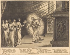 Les Vierges sages portant leurs lampes - Abraham Bosse