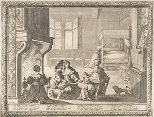 Visite de la nourrice, 1633