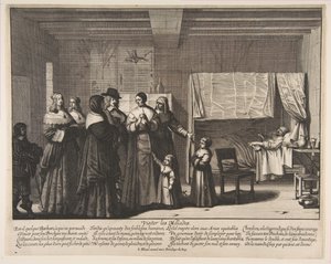 Visiter les malades - Abraham Bosse