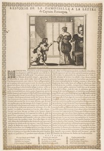 Réponse de la jeune fille à la lettre du capitaine