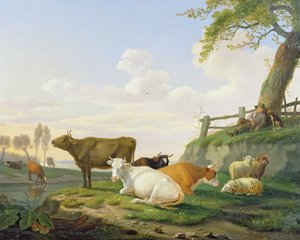 Vaches et berger