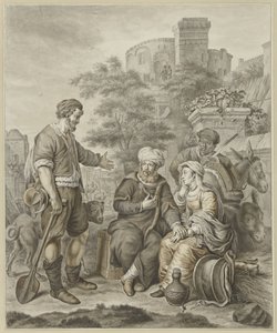 Le Lévite et sa concubine à Gibea