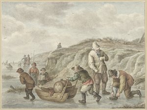 Divertissement sur glace - Abraham Delfos