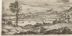 Paysage avec rivière