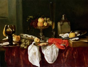 Nature morte avec homard