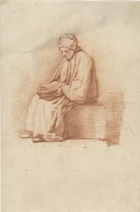 Femme assise - Abraham Johannes Ruytenschildt