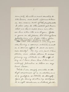 Manuscrit autographe du discours de victoire électorale de Lincoln en tant que président, prononcé à Washington D.C., depuis la fenêtre de la Maison Blanche le soir du 10 novembre
