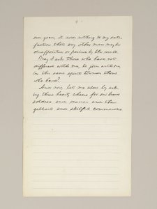 Manuscrit autographe du discours de victoire électorale de Lincoln en tant que président, prononcé à Washington D.C., depuis la fenêtre de la Maison Blanche le soir du 10 novembre