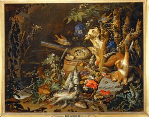 Le nid de pinsons … - Abraham Mignon