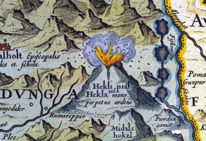 Volcan Hekla en Islande. Atlas d