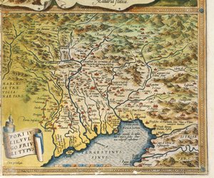 Carte de la région Friuli Venezia Giulia, du Theatrum Orbis Terrarum par Abraham Ortelius