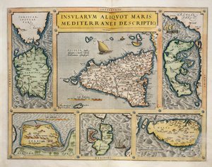 Carte des îles méditerranéennes