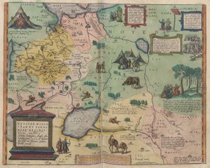 Carte de la Russie De : Theatrum Orbis Terrarum, 1573 - Abraham Ortelius