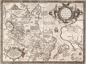 Carte de la Russie De: Theatrum Orbis Terrarum, 1598 - Abraham Ortelius