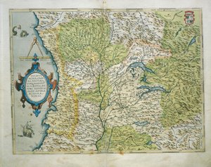 Carte du Duché de Milan, Italie, du Theatrum Orbis Terrarum par Abraham Ortelius - Abraham Ortelius