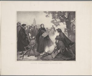 Luther brûle la bulle papale