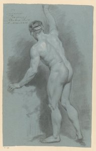 Homme nu debout, vu de dos (2e prix 1774)