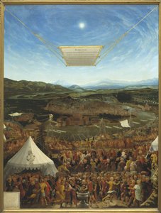 Mucius Scaevola devant Porsenna - Abraham Schöpfer