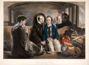 Le départ en seconde classe, pub. 1857