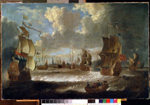 Navires dans un lagon