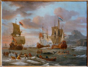 Flûtes néerlandaises à la chasse à la baleine