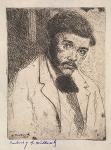 Autoportrait, 1900 - Abraham Walkowitz
