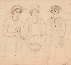 Trois femmes, 1908 - Abraham Walkowitz