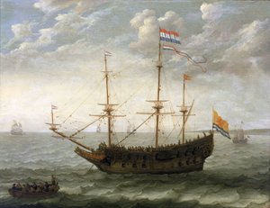 Un navire de Zélande (Pays-Bas) - Abraham Willaerts