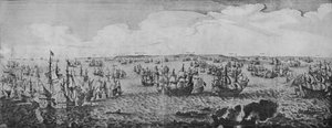 Bataille dans les Downs, vers 1639