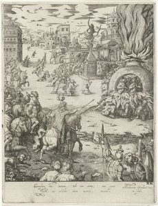 Shadrach, Meshach et Abednego dans la fournaise ardente