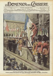 Au concert des musiques alliées sur la Piazza del Duomo à Milan - Achille Beltrame